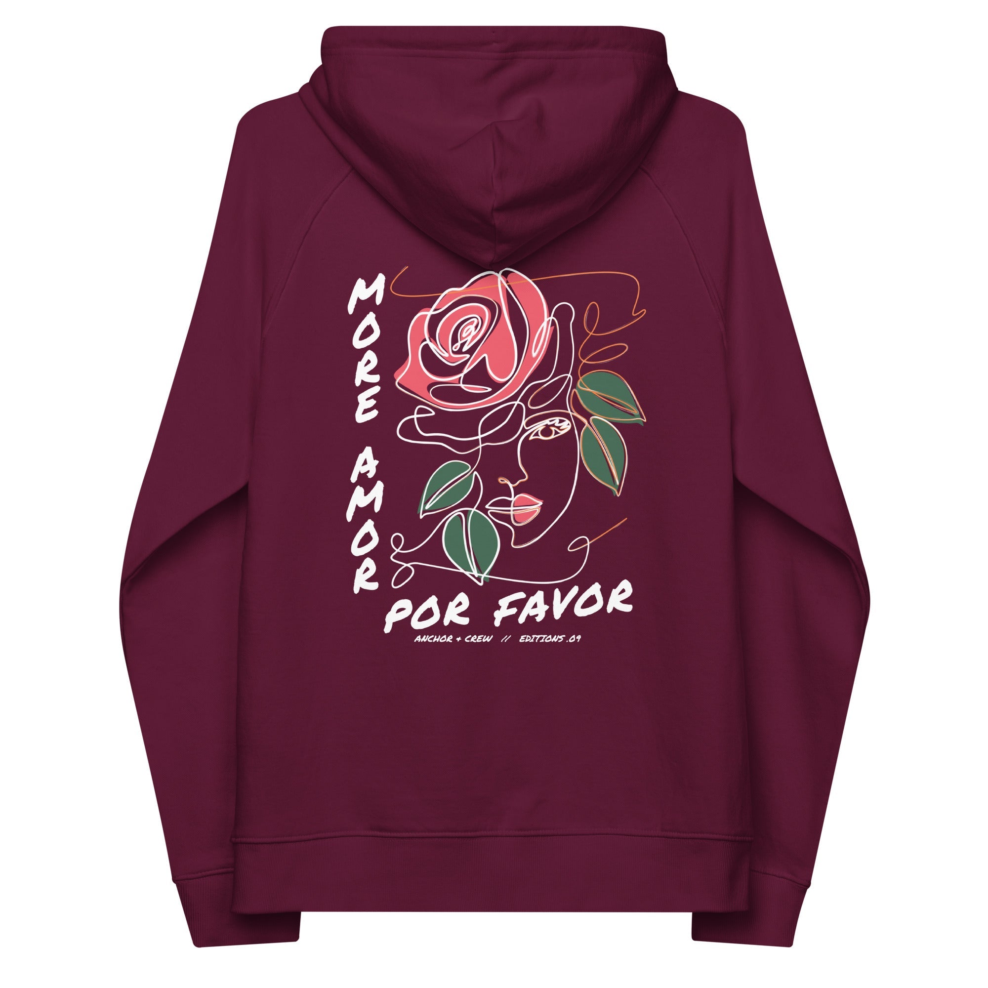 09 More Amor Por Favor EDITIONS Organic Cotton Hoodie