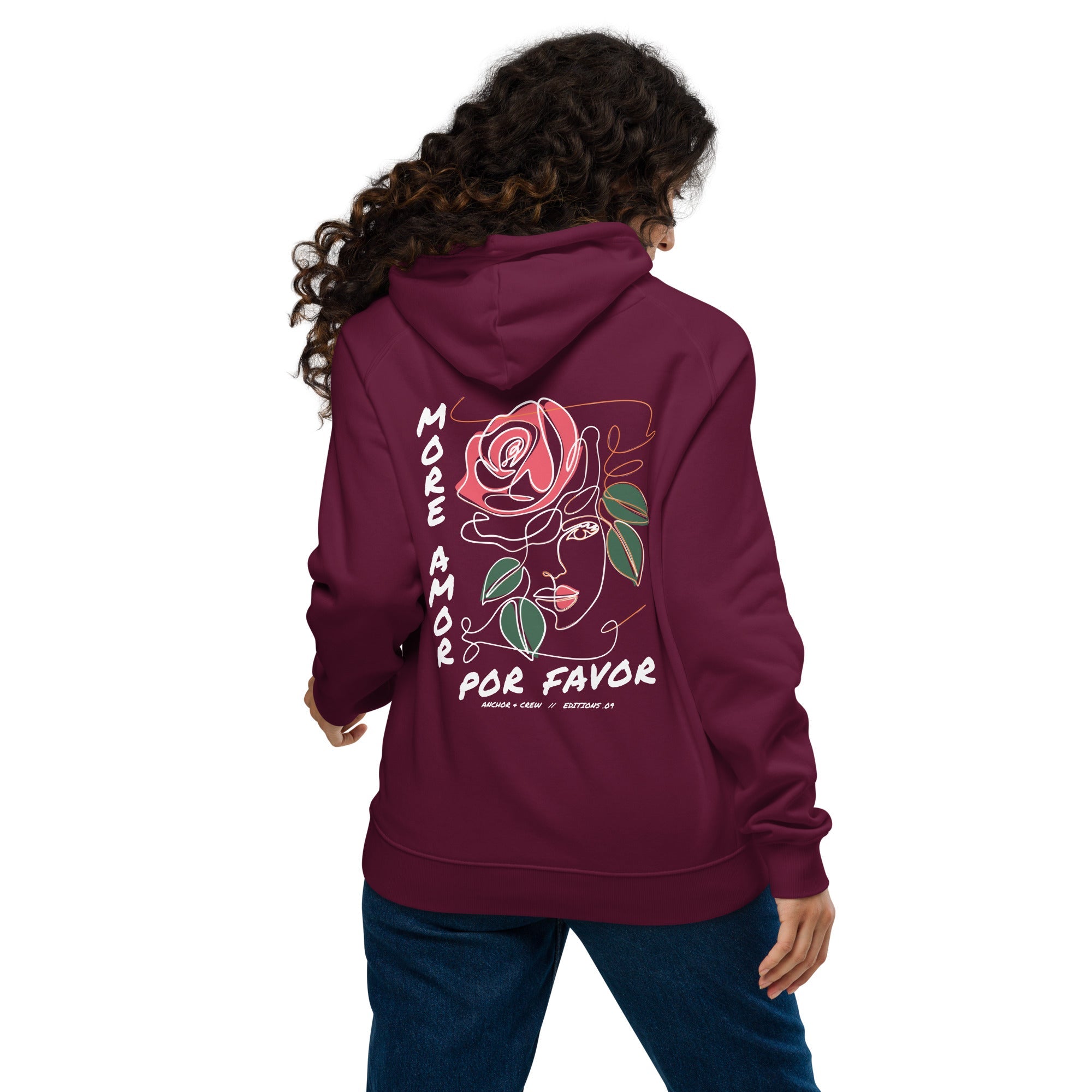 09 More Amor Por Favor EDITIONS Organic Cotton Hoodie