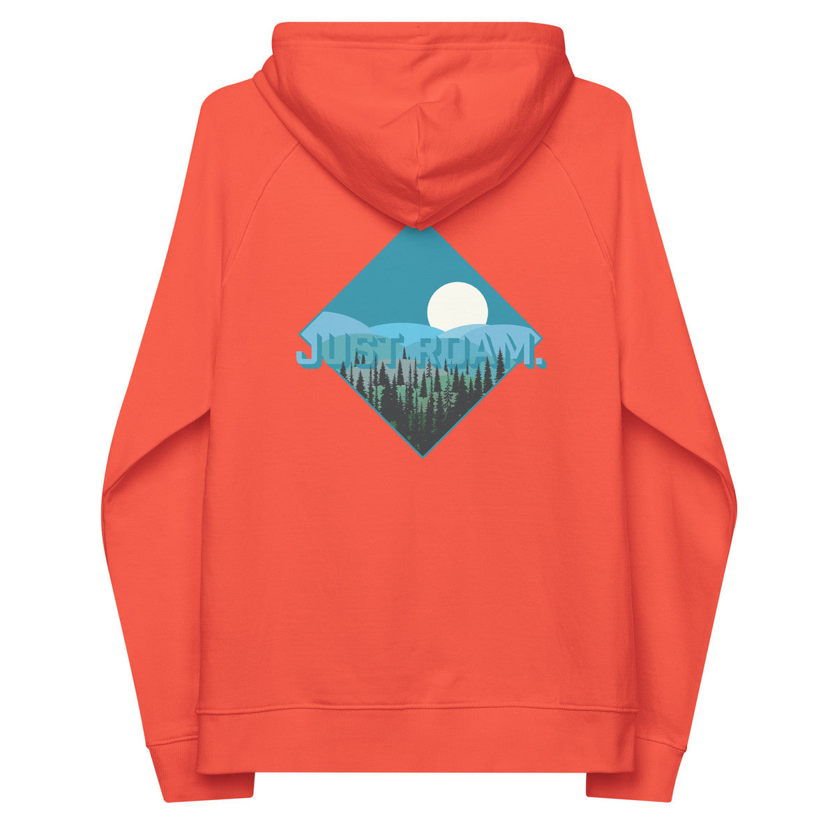 Just Roam. Seeker Organic Cotton Raglan Hoodie
