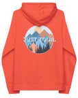 Just Tour. Seeker Organic Cotton Raglan Hoodie