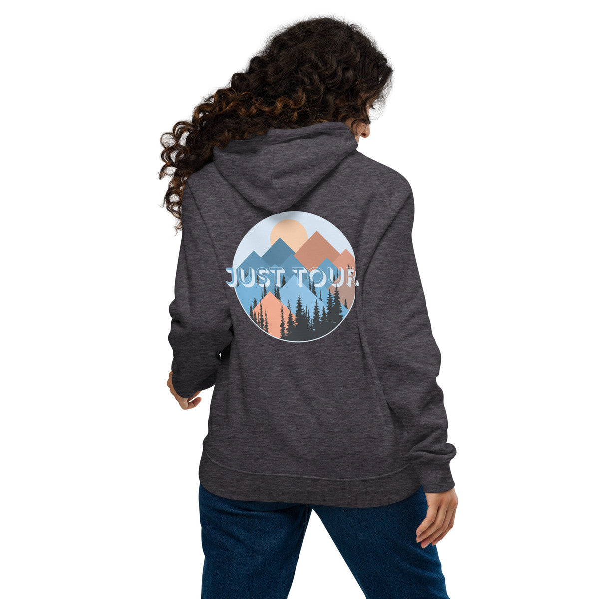 Just Tour. Seeker Organic Cotton Raglan Hoodie