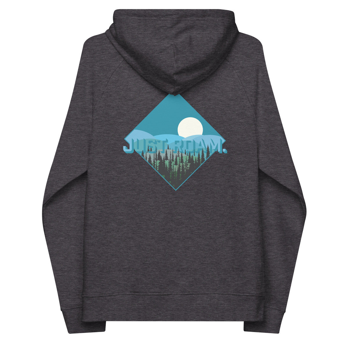 Just Roam. Seeker Organic Cotton Raglan Hoodie