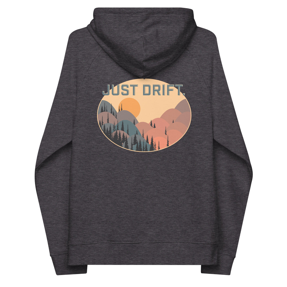 Just Drift. Seeker Organic Cotton Raglan Hoodie