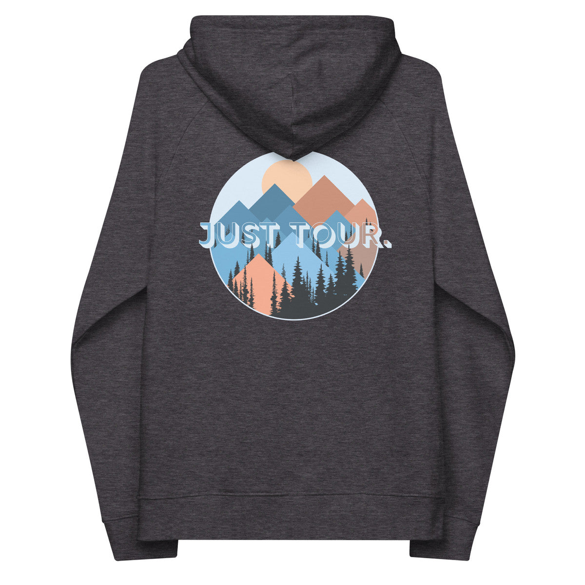 Just Tour. Seeker Organic Cotton Raglan Hoodie