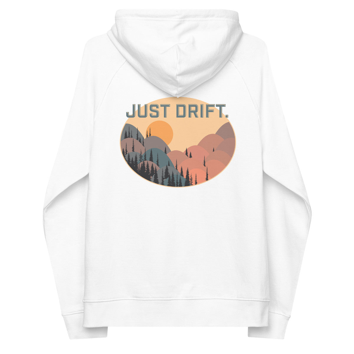 Just Drift. Seeker Organic Cotton Raglan Hoodie
