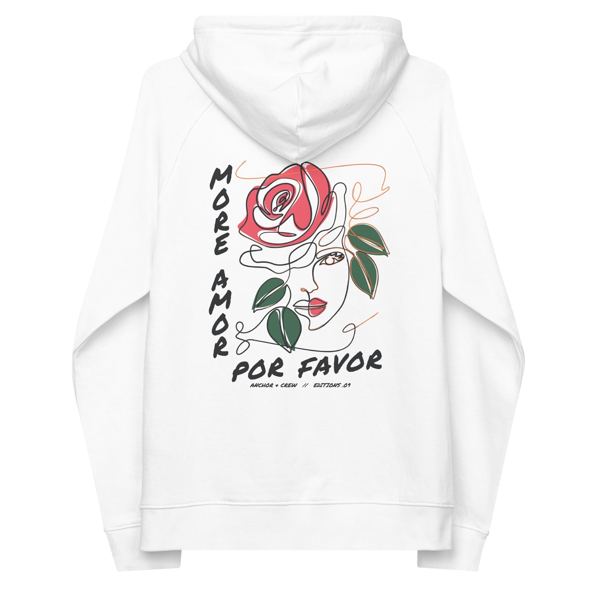 09 More Amor Por Favor EDITIONS Organic Cotton Hoodie