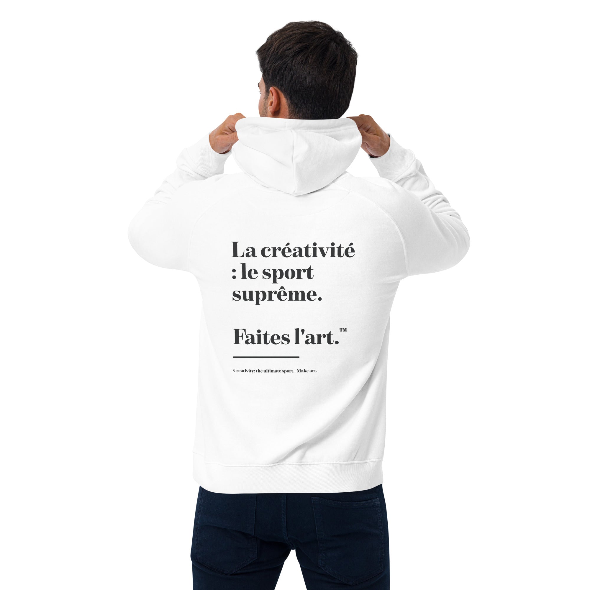 Make Art Creative Standard Organic Cotton Hoodie