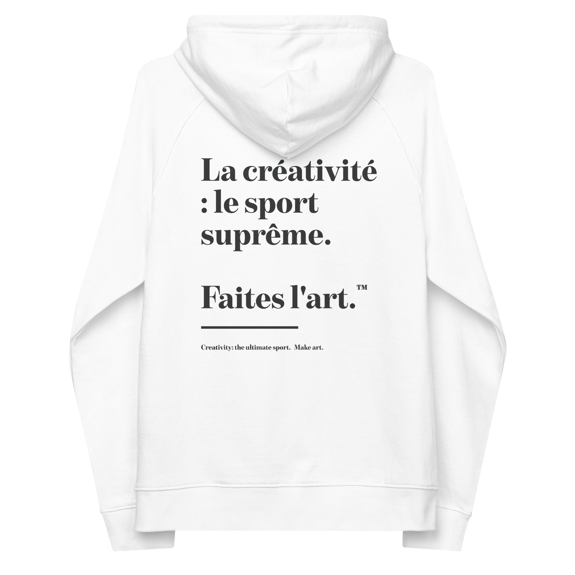 Make Art Creative Standard Organic Cotton Hoodie