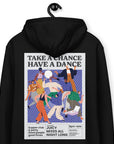 Take A Chance Have A Dance DISCO! Organic Cotton Embroidered Heavyweight Hoodie