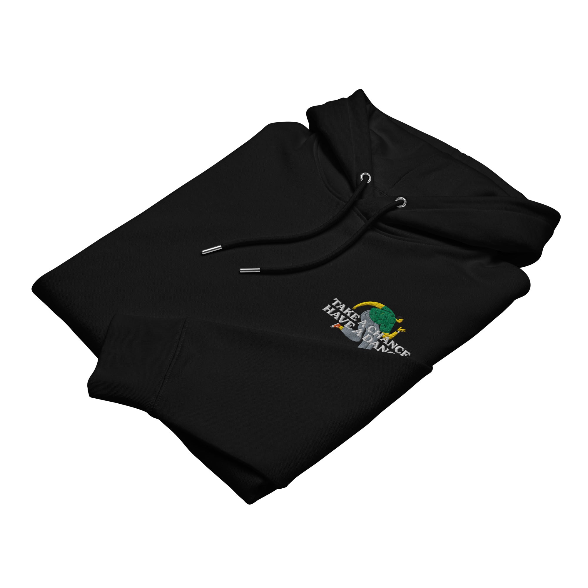 Take A Chance Have A Dance DISCO! Organic Cotton Embroidered Heavyweight Hoodie