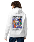 Take A Chance Have A Dance DISCO! Organic Cotton Embroidered Heavyweight Hoodie