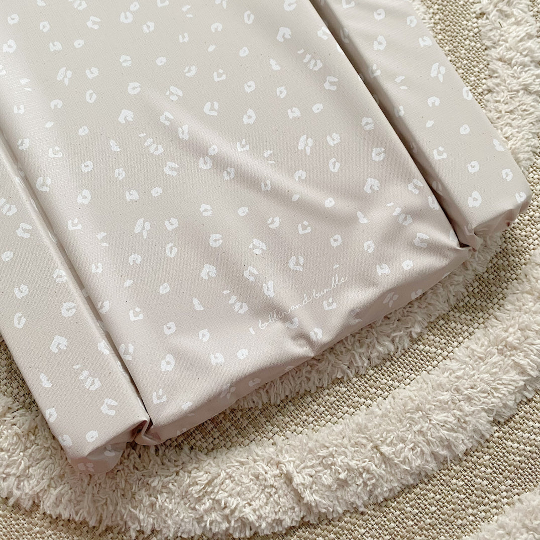 Standard Changing Mat - Sand Animal Print
