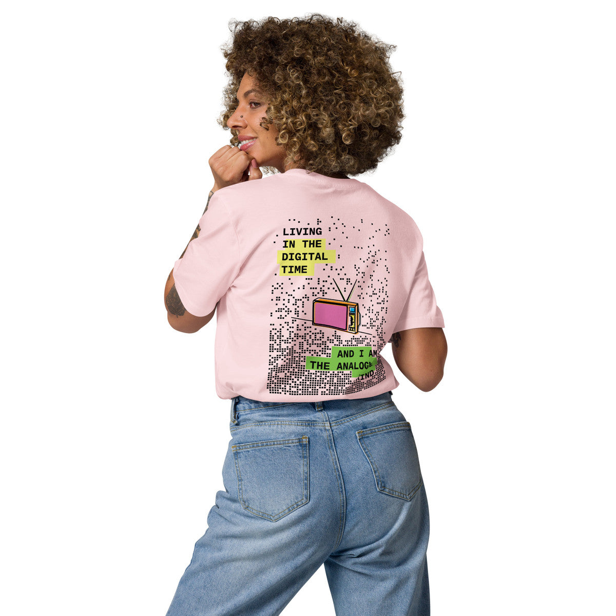 Tele Digital Time x Analogue Kind Organic Cotton T-Shirt