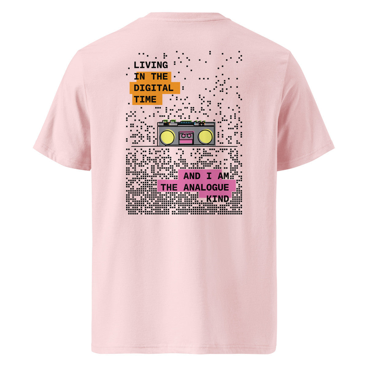 Boombox Digital Time x Analogue Kind Organic Cotton T-Shirt