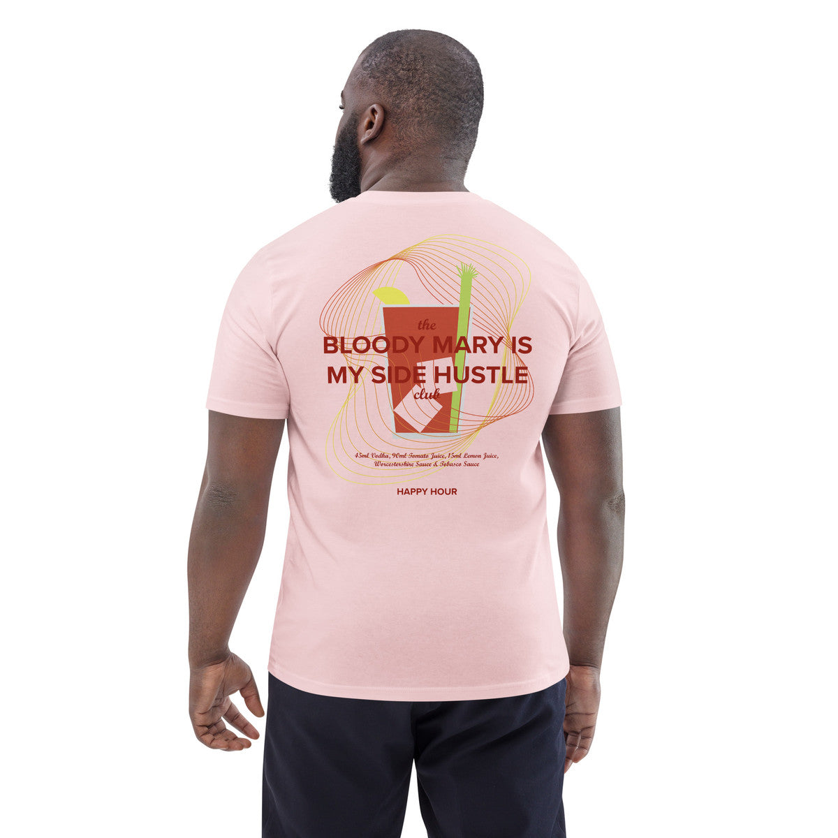 Bloody Mary Is My Side Hustle Club Organic Cotton T-Shirt