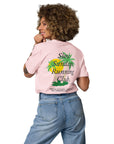 Palm Tree Slow Sundays Running Club Organic Cotton T-Shirt