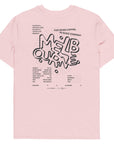 GUSTATORY Melbourne Coffee Scene Organic Cotton Embroidered T-Shirt