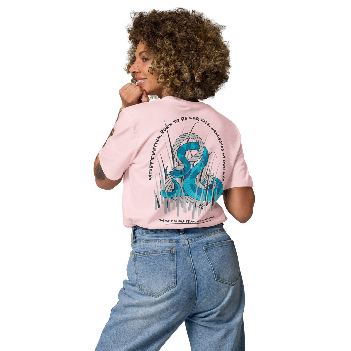 Snake Another Good Day Organic Cotton T-Shirt