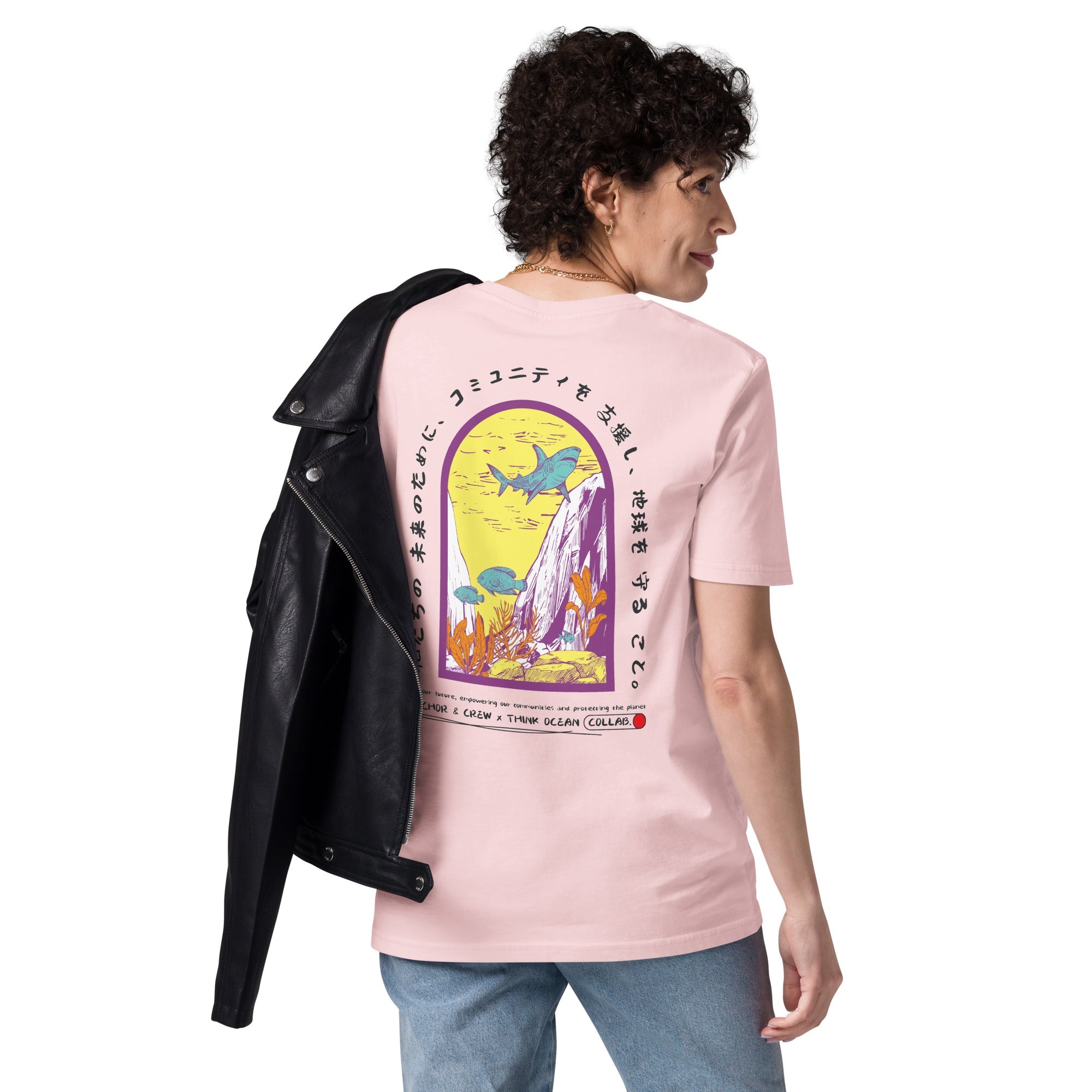 Think Ocean 07 Japan Gurafiku Organic Cotton T-Shirt