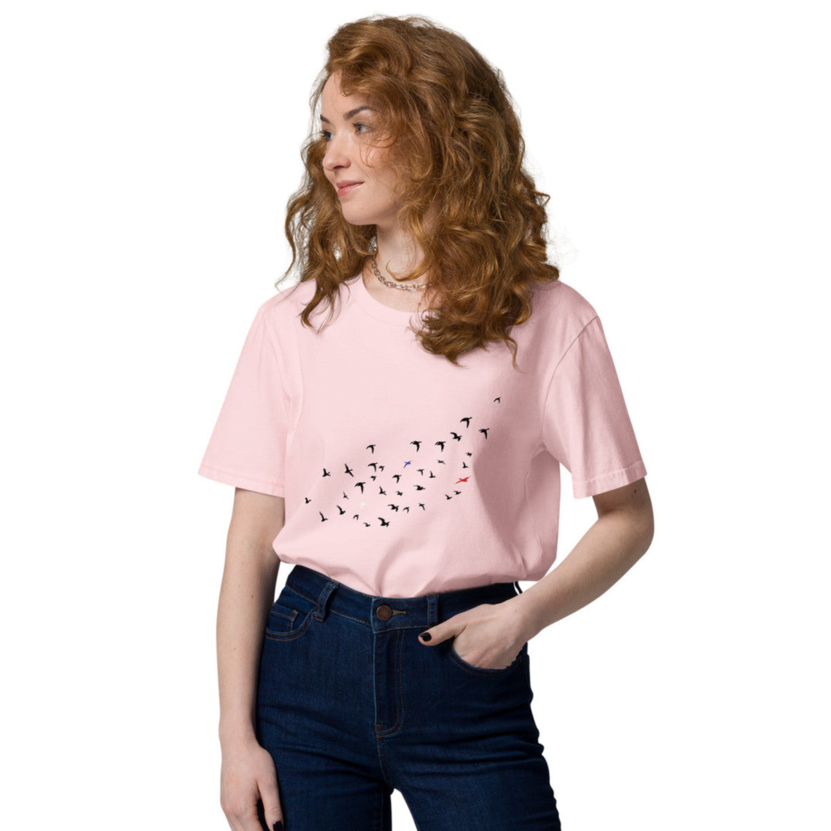 Birds Where's William Going? Organic Cotton T-Shirt
