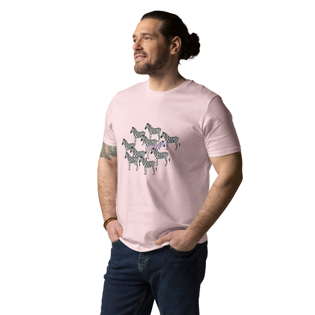 Zebra Where's William Going? Organic Cotton T-Shirt