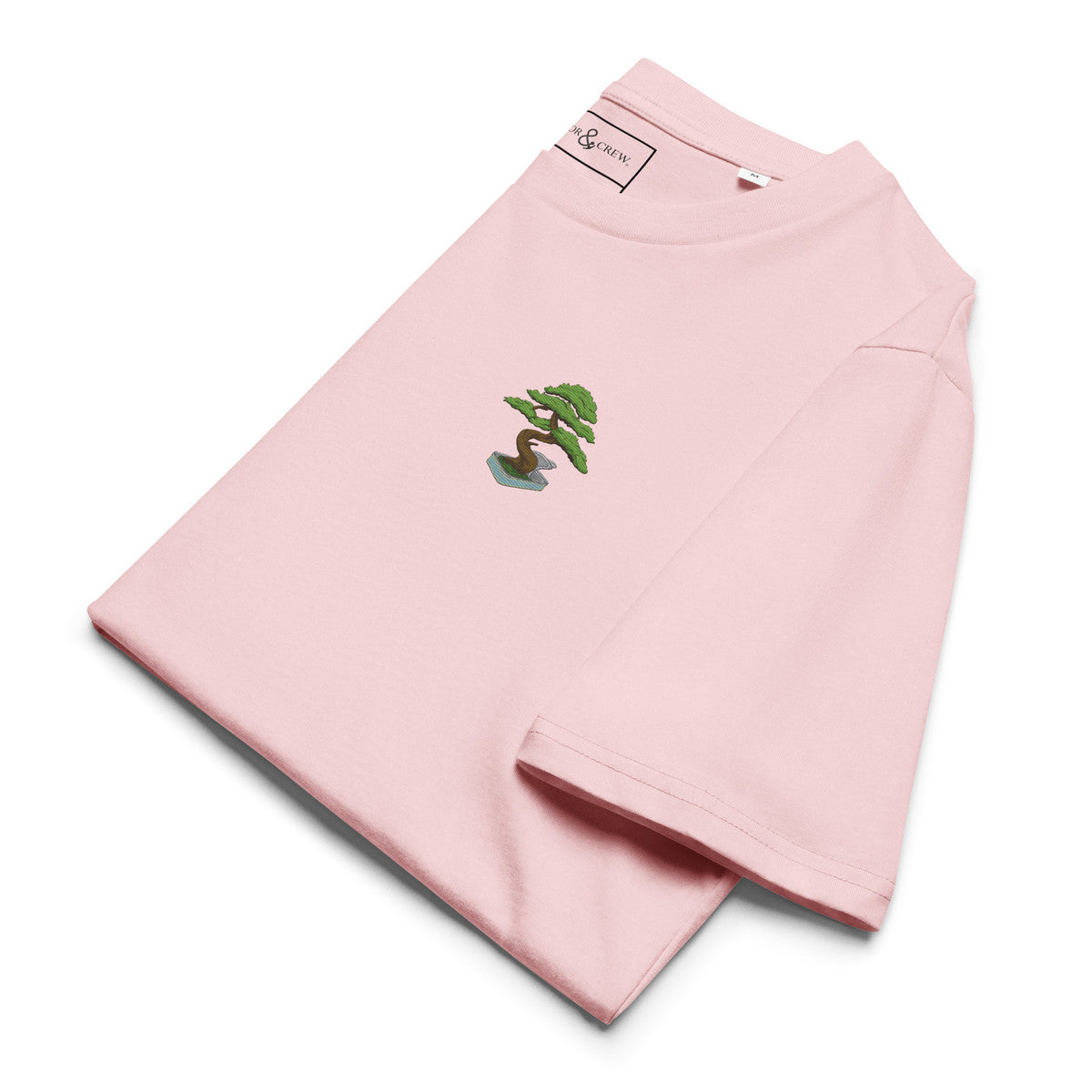 Bonsai Garden Dystopia Organic Cotton Embroidered T-Shirt