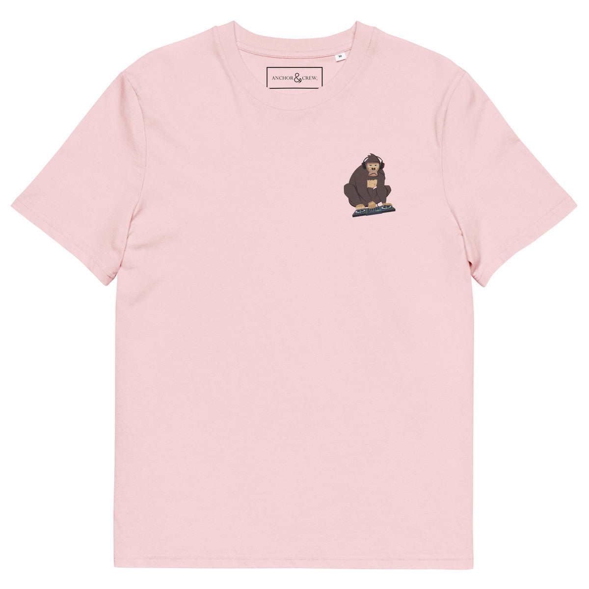 The DJ Monkey Organic Cotton Embroidered T-Shirt