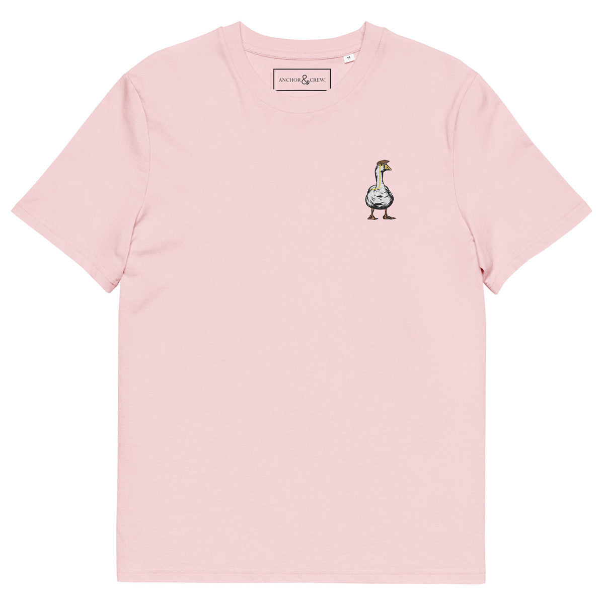 Dapper Duck Actual Life Organic Cotton Embroidered T-Shirt