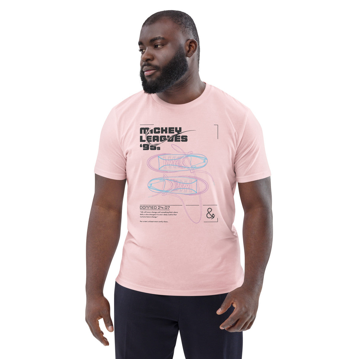 Mickey Leagues 95s Hi Tops Archives Organic Cotton T-Shirt