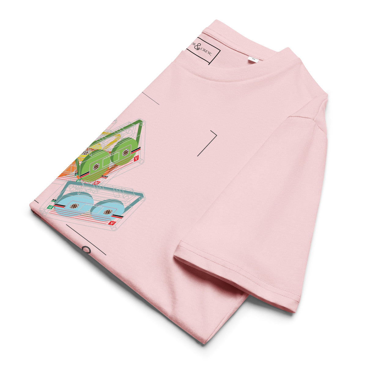 Just Press Play Cassettes Archives Organic Cotton T-Shirt
