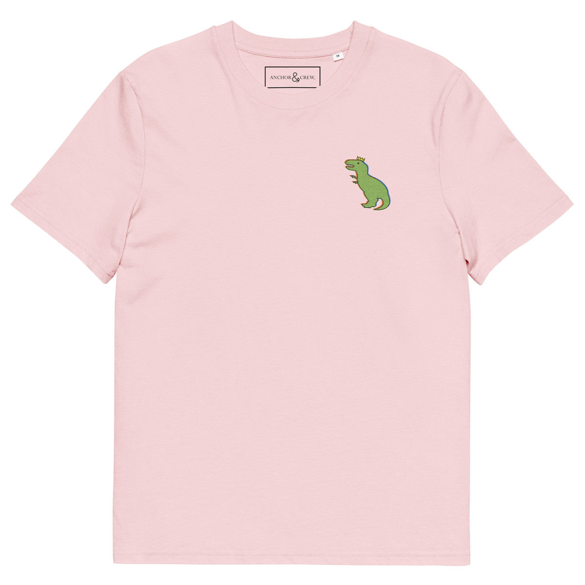 T-Rex Snap Dancin' In The Wild Organic Cotton Embroidered T-Shirt