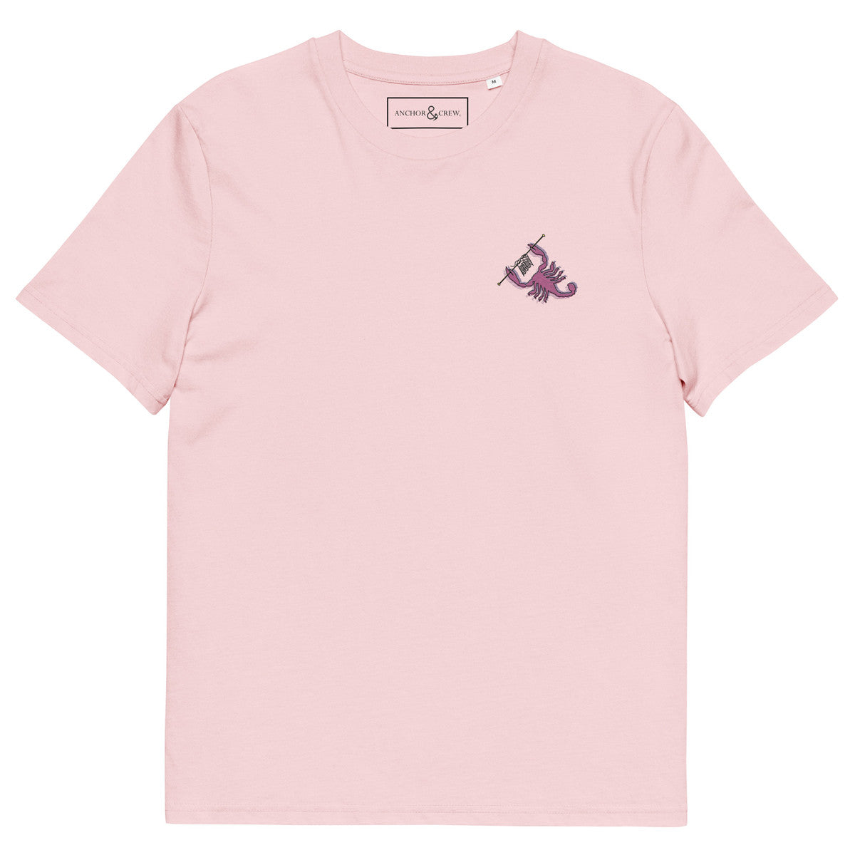 Scorpion Knittin' Up In The Wild Organic Cotton Embroidered T-Shirt