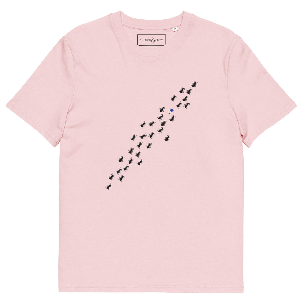 Ants Where's William Going? Organic Cotton T-Shirt