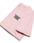 GUSTATORY Coffee & Chats Organic Cotton Embroidered T-Shirt