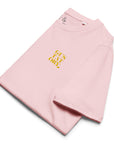 GUSTATORY Coffee Over Bills Organic Cotton Embroidered T-Shirt