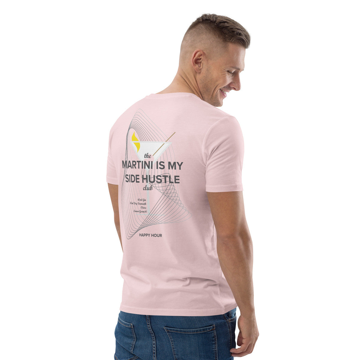Martini Is My Side Hustle Club Organic Cotton T-Shirt