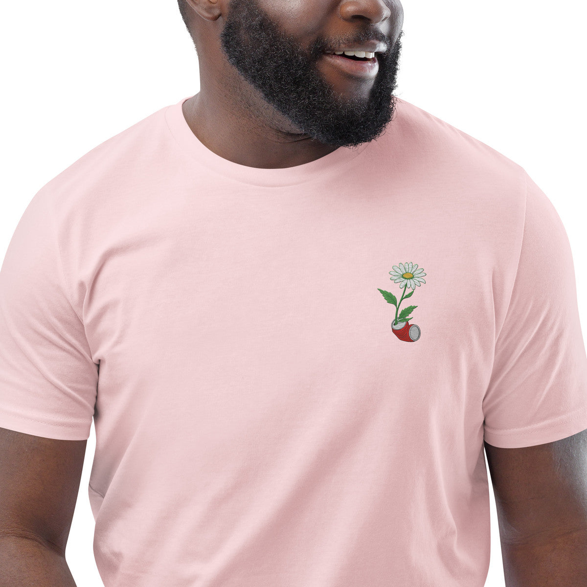 Daisy Garden Dystopia Organic Cotton Embroidered T-Shirt