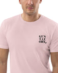 GUSTATORY Melbourne Coffee Scene Organic Cotton Embroidered T-Shirt