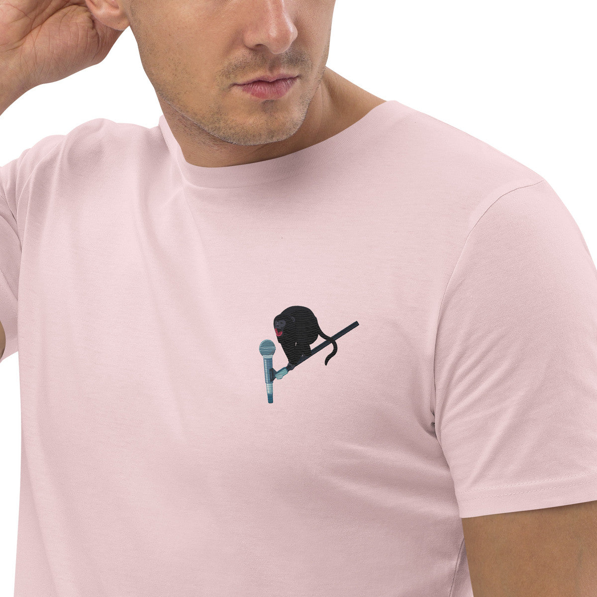 The Artist Monkey Organic Cotton Embroidered T-Shirt