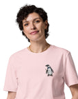 Penguin Suit Actual Life Organic Cotton Embroidered T-Shirt
