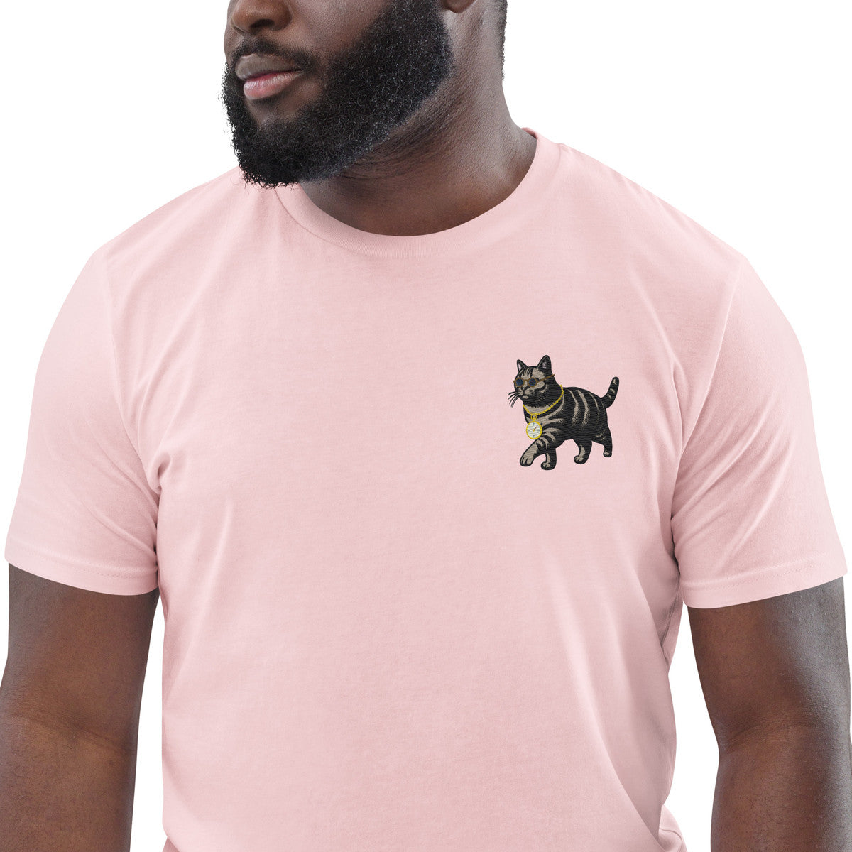 Cool Cat Actual Life Organic Cotton Embroidered T-Shirt