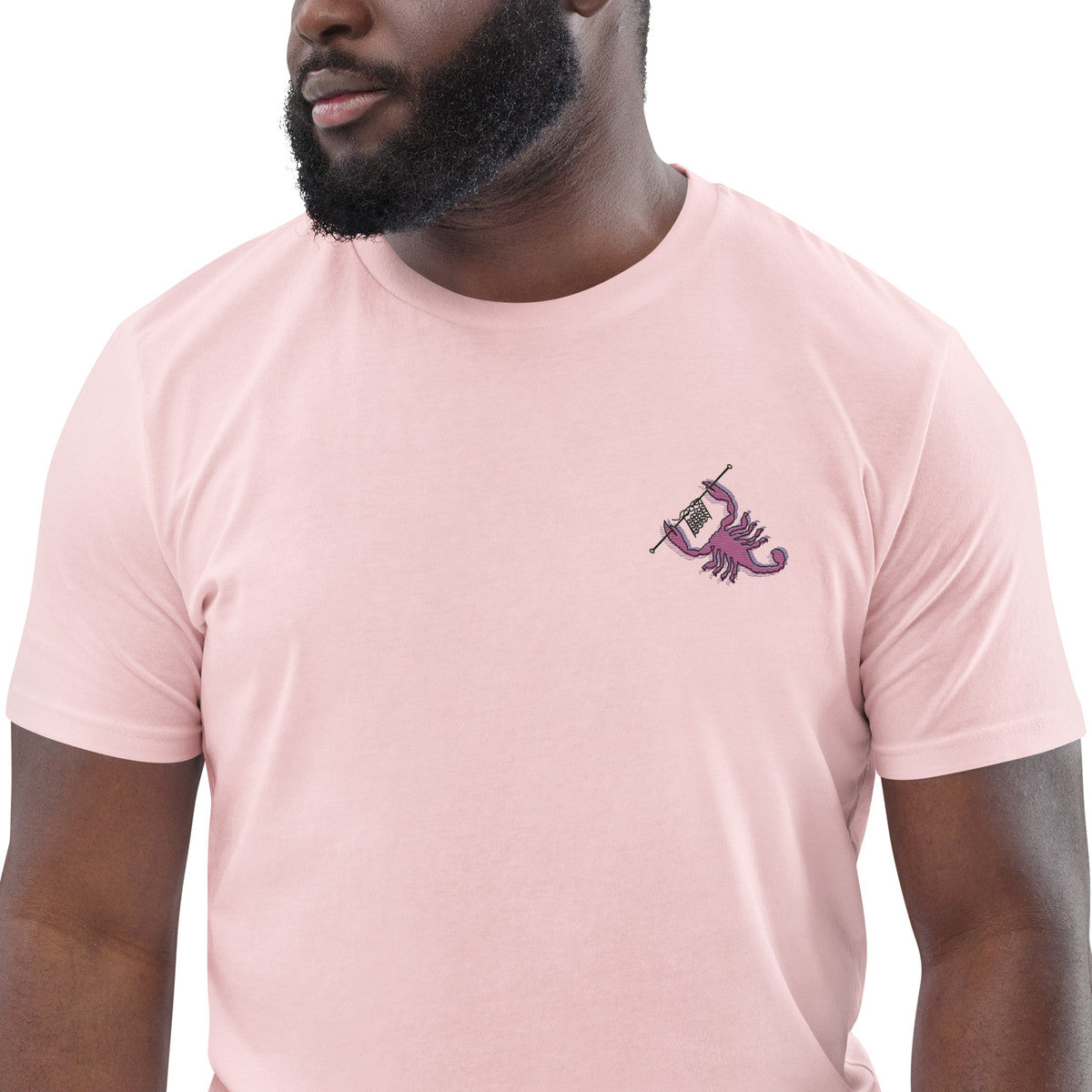 Scorpion Knittin' Up In The Wild Organic Cotton Embroidered T-Shirt
