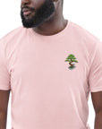 Bonsai Garden Dystopia Organic Cotton Embroidered T-Shirt