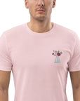 Peony Garden Dystopia Organic Cotton Embroidered T-Shirt