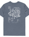 GUSTATORY Melbourne Coffee Scene Organic Cotton Embroidered T-Shirt