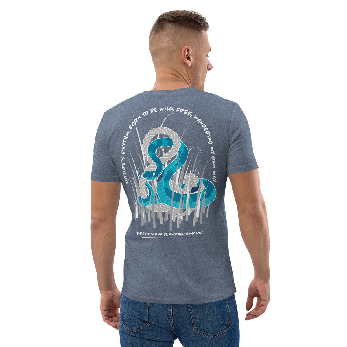 Snake Another Good Day Organic Cotton T-Shirt