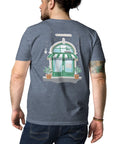 GUSTATORY Coffee & Chats Organic Cotton Embroidered T-Shirt