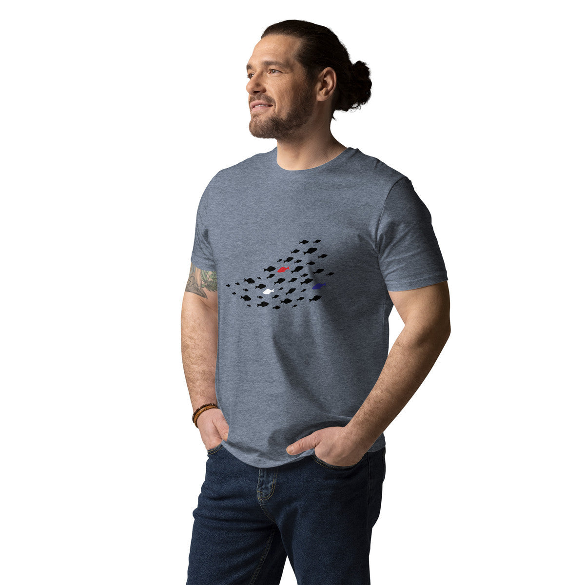 Fish Where's William Going? Organic Cotton T-Shirt