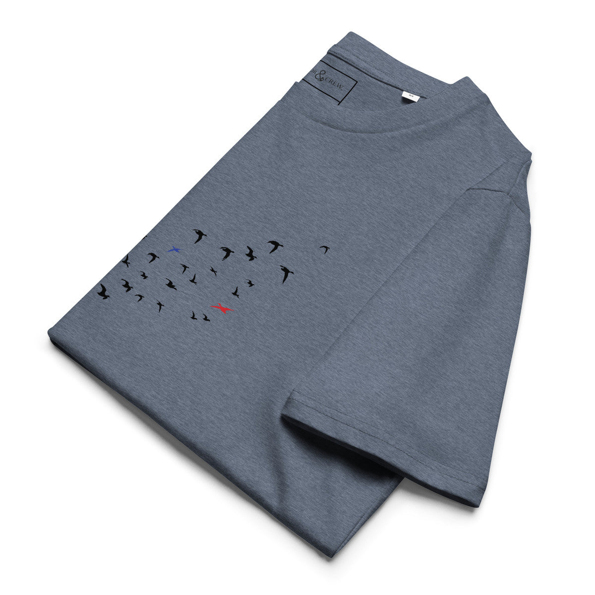 Birds Where's William Going? Organic Cotton T-Shirt