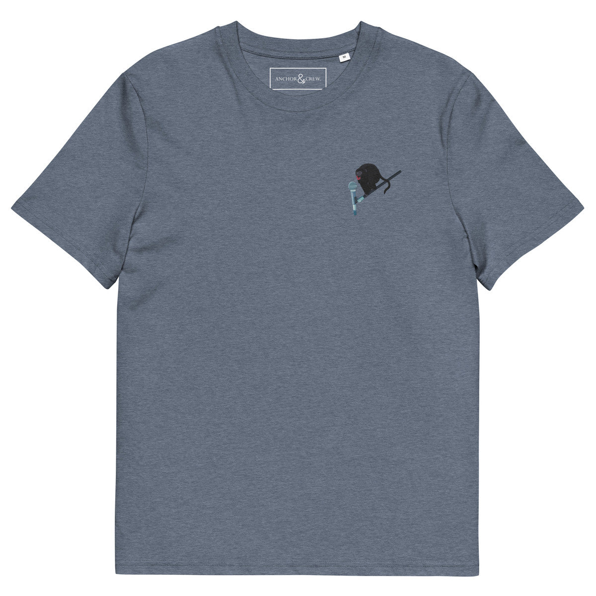 The Artist Monkey Organic Cotton Embroidered T-Shirt